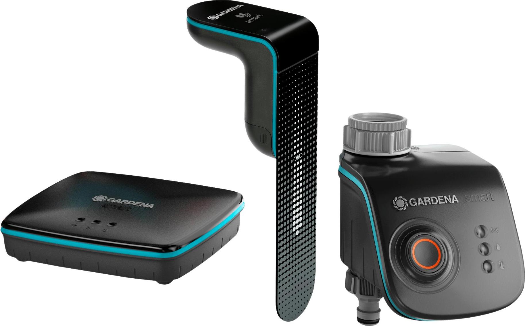 GARDENA smart Sensor Control Set (grau/türkis, 3-teilig) B WARE Retoure